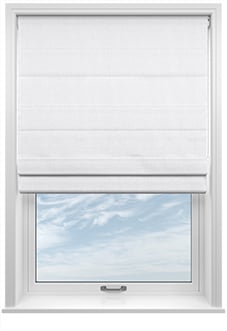 Windermere, Ivory - Twist&Fit Roman Blind